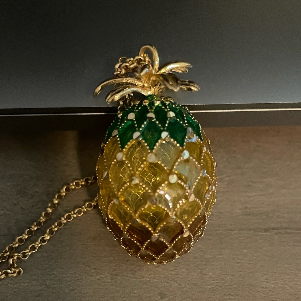 Mia Fiore Hand Painted Enamel 18kt Gold plt Sterlg